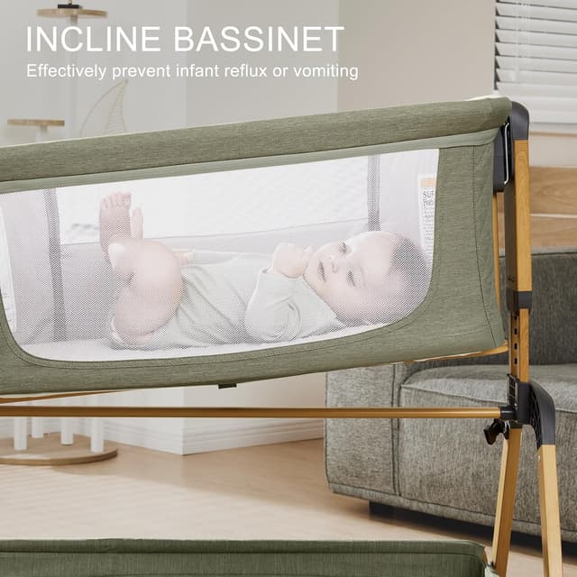 Thumbnail 2 de Jimglo 3-in-1 Baby Bassinet with Adjustable Height