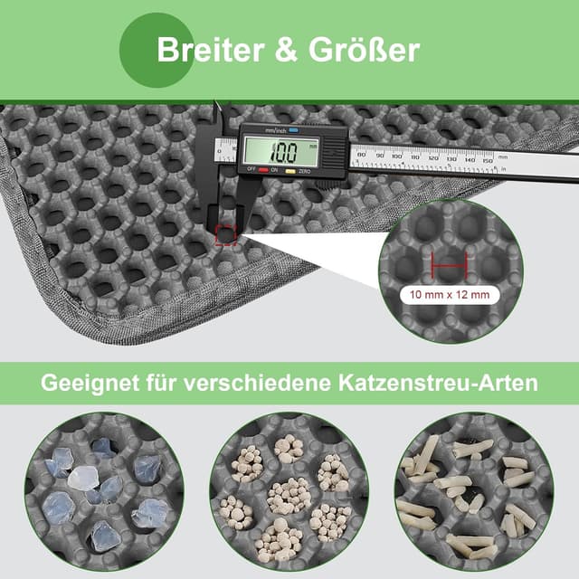 Thumbnail 6 de Katzenklo Matte 90x60 cm XXL Katzenstreu Matte 🐾
