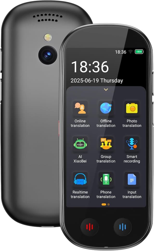 Detalle de PEDNRJFT Language Translator Device AI offline translator