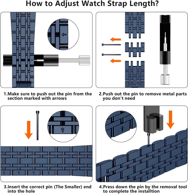Thumbnail 4 de Tasikar stainless steel Apple Watch strap 49mm