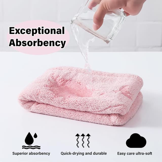 Thumbnail 2 de Lafefe Hair Towel Wrap 2 Pack