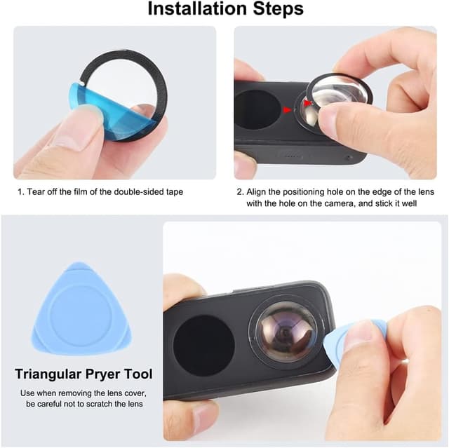 Thumbnail 3 de PULUZ Dual Lens Guards for Insta360 One X2