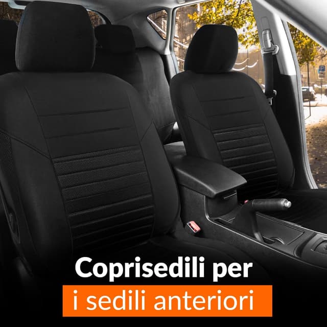 Thumbnail 1 de Upgrade4cars Coprisedili Auto Anteriore Universali Nero