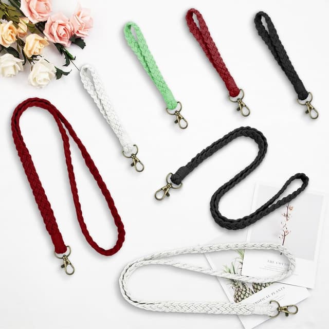 Thumbnail 6 de Bracelet lanière APXEL avec porte-clés poignet boho, fait main et tressé