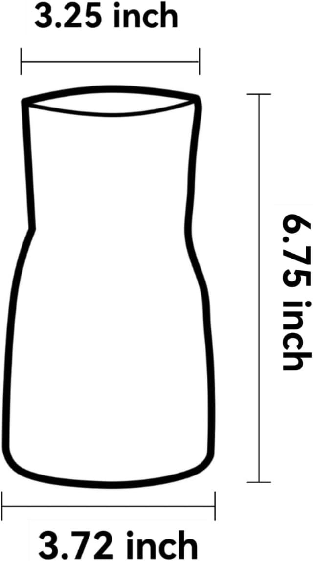 Thumbnail 1 de OFFIDIX Glasvase grau 17,15 cm