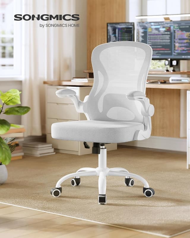 Detalle de SONGMICS office chair with lumbar support