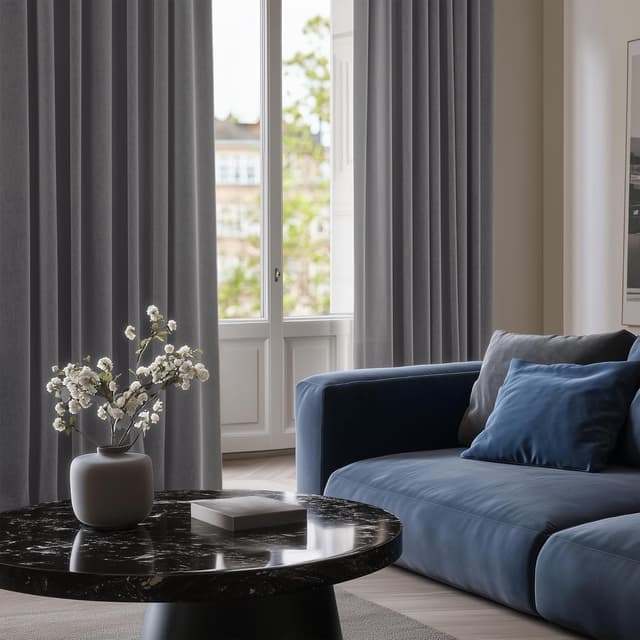 Detalle de Deconovo Thermal Insulated Eyelet Curtains 42x54