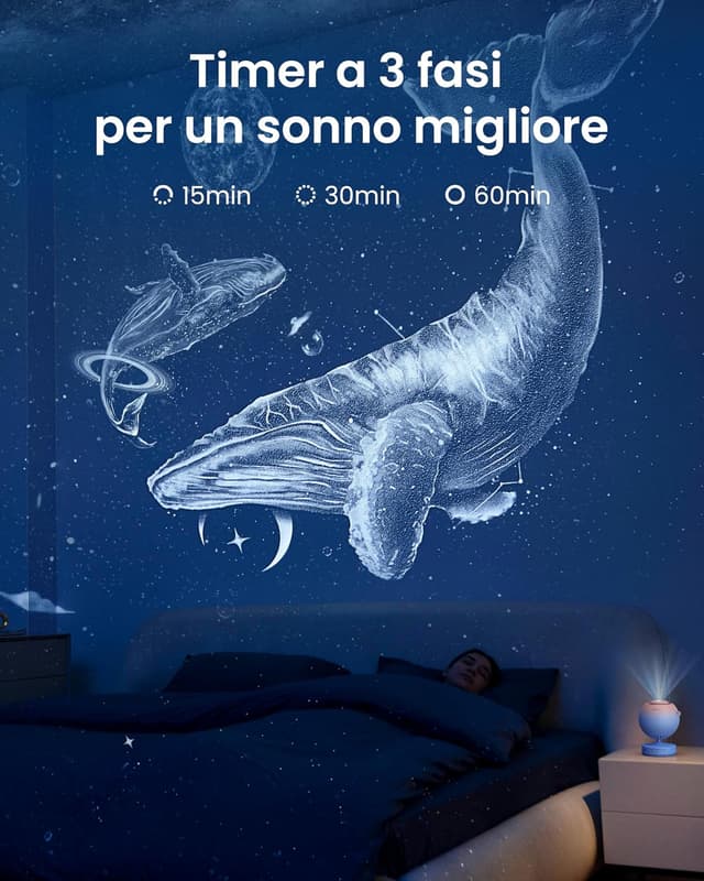 Thumbnail 3 de POCOCO Galaxy Lite proiettore di stelle 6h 📽