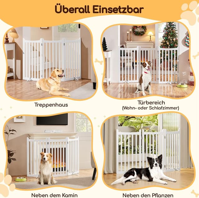 Thumbnail 6 de Yaheetech Absperrgitter Hund, 90,5 x 151,5 cm
