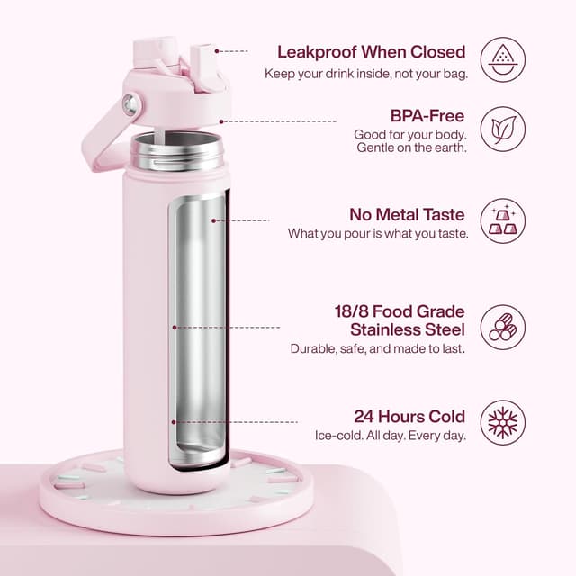 Thumbnail 1 de ENCOOL Insulated Water Bottle 26 oz 🥤