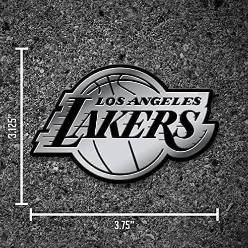 Detalle 2 de Rico Industries NBA Los Angeles Lakers Chrome Auto Emblem
