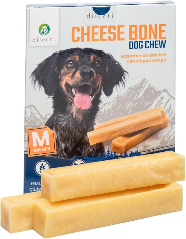 Thumbnail 6 de Dilecti Käse-Kauknochen für Hunde Größe M