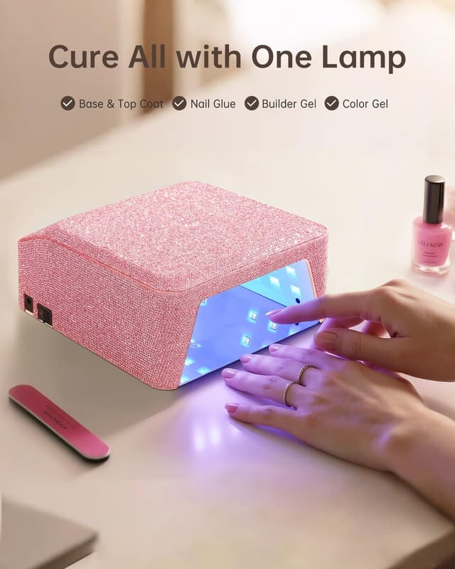 Detalle 2 de CHRISTINE SHELLY UV LED Nail Lamp 96W with auto sensor and 4 timer settings