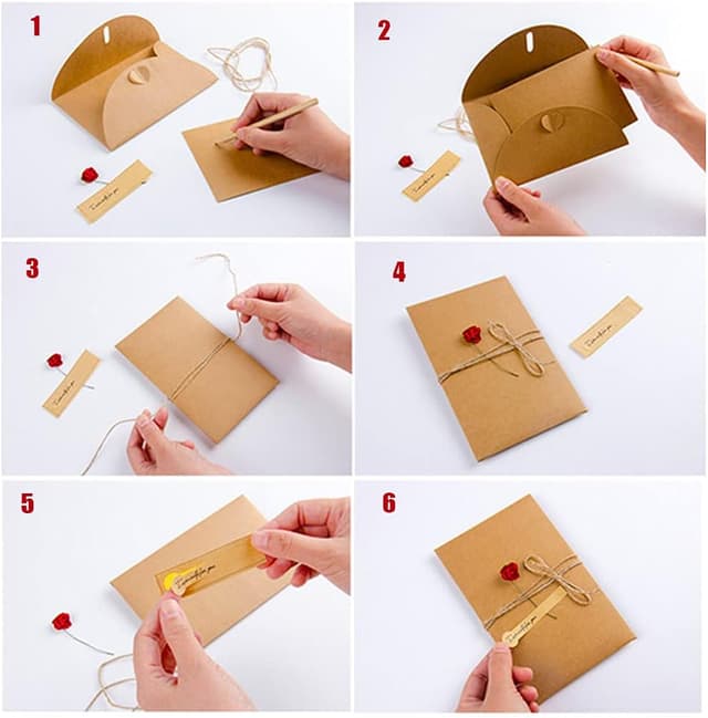 Thumbnail 4 de SLOSH 10 Biglietti di Auguri con Fiori Secchi 10pz