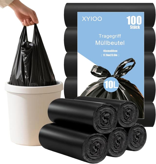 Detalle de Kleine Müllbeutel 10 l mit Zugband