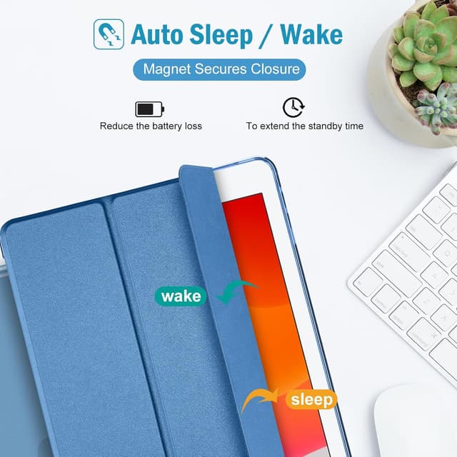 Thumbnail 6 de ProCase Smart-Schutzhülle für iPad 9,7" (6./5. Gen) & iPad Air / Air 2 – weiches TPU, Auto-Schlaf/Wach