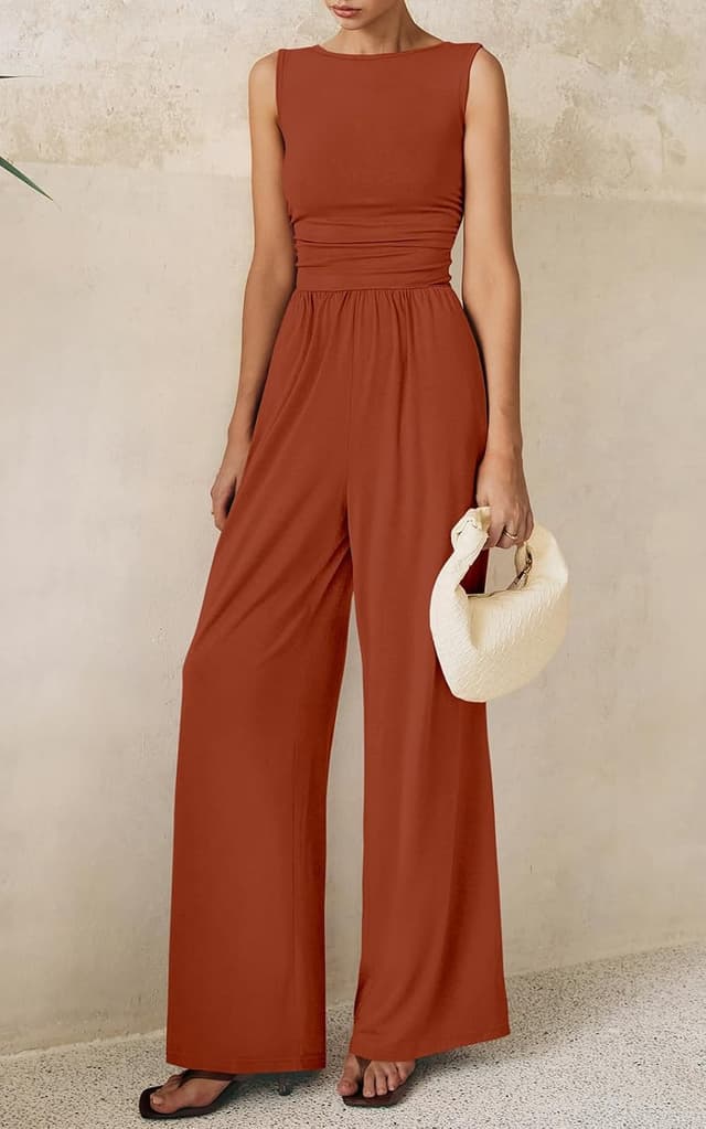 Detalle 2 de PRETTYGARDEN One Piece Jumpsuit sleeveless romper 🌴