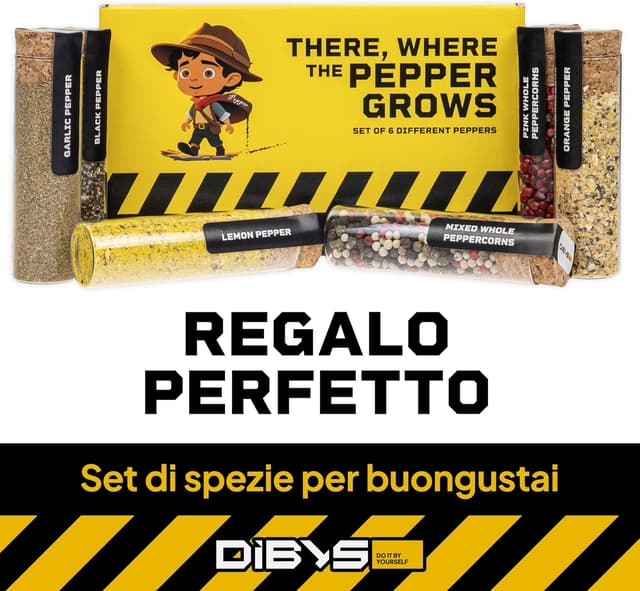Thumbnail 5 de DIBYS Pepe Set Misto 6 varietà di pepe 🌶