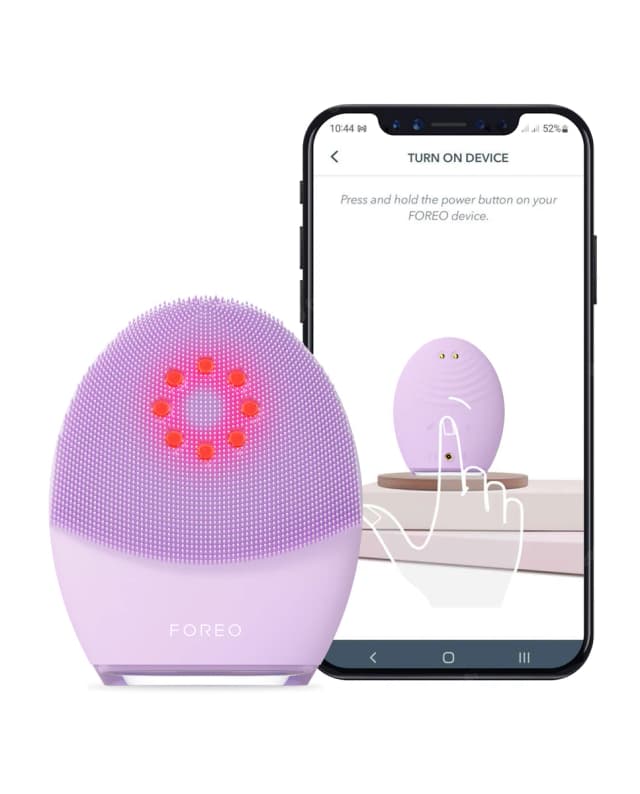 Detalle de FOREO LUNA™ 4 plus limpiador facial 100 tratamientos