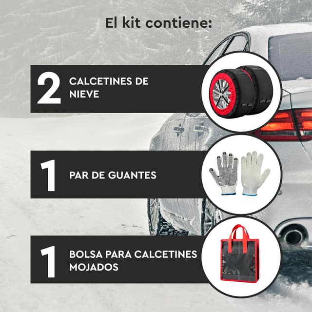 Thumbnail 5 de Eurocali Cadenas Textiles DriveOnSnow XXL 40 km/h