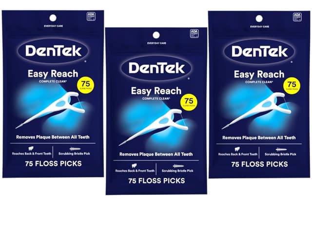 Detalle de DenTek Easy Reach Complete Clean 75 🦷