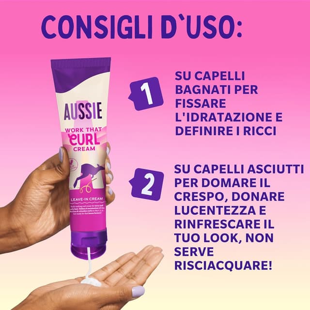 Thumbnail 6 de Aussie Work That Curl Crema Ricci 160 ml — crema capelli ricci e mossi 🎀