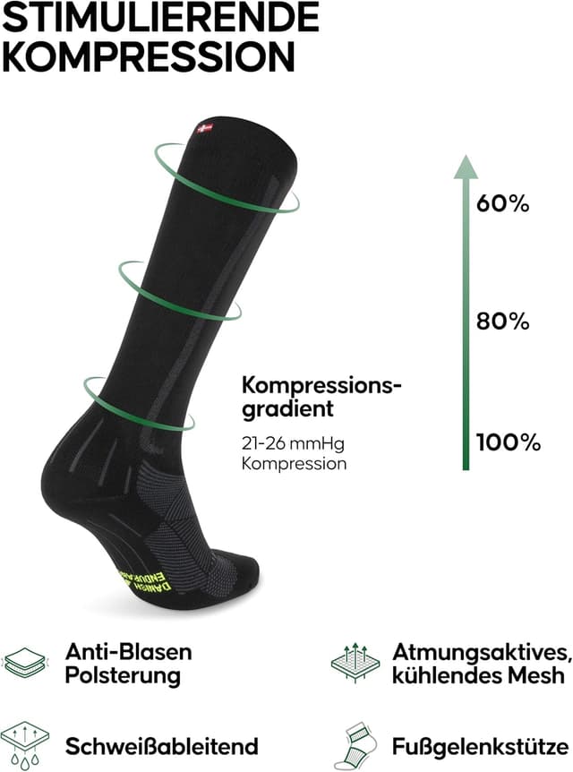 Detalle 2 de Danish Endurance Kompressionssocken 21-26 mmHg