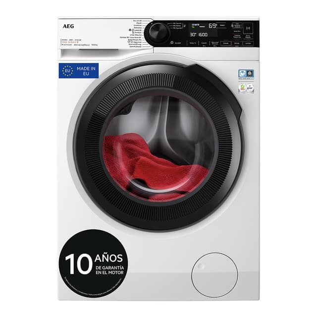 Detalle de Lavadora Secadora AEG 10 kg / 1.600 rpm 🧺 LWR7316O4O