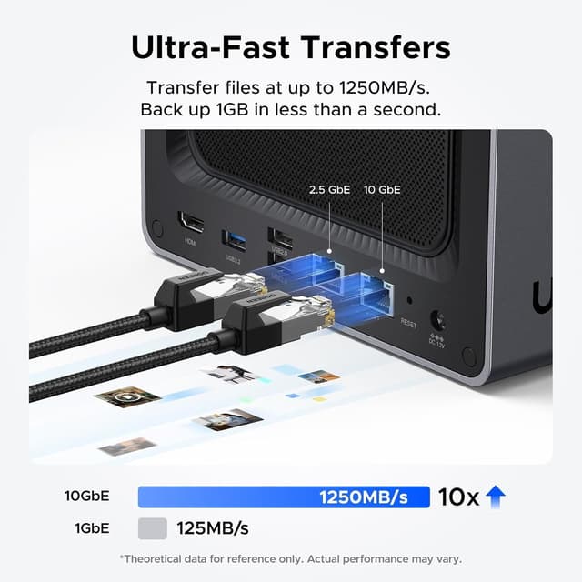 Detalle de UGREEN NASync DXP4800 Plus NAS 4-bay