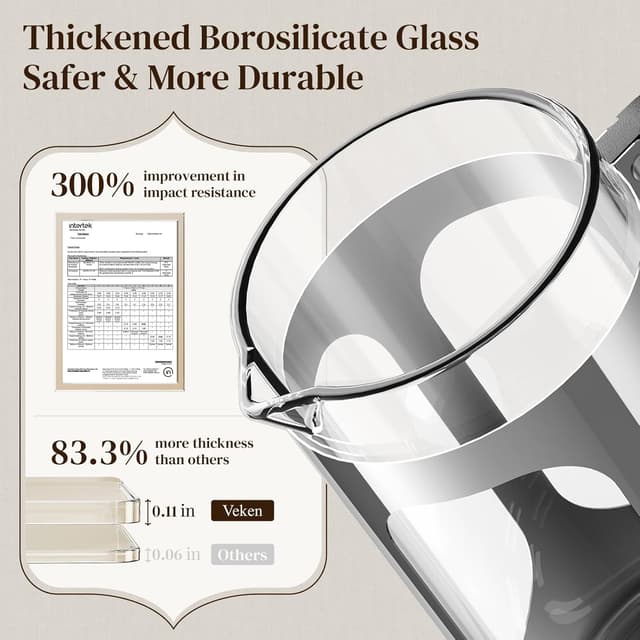 Thumbnail 2 de Veken French Press 34oz