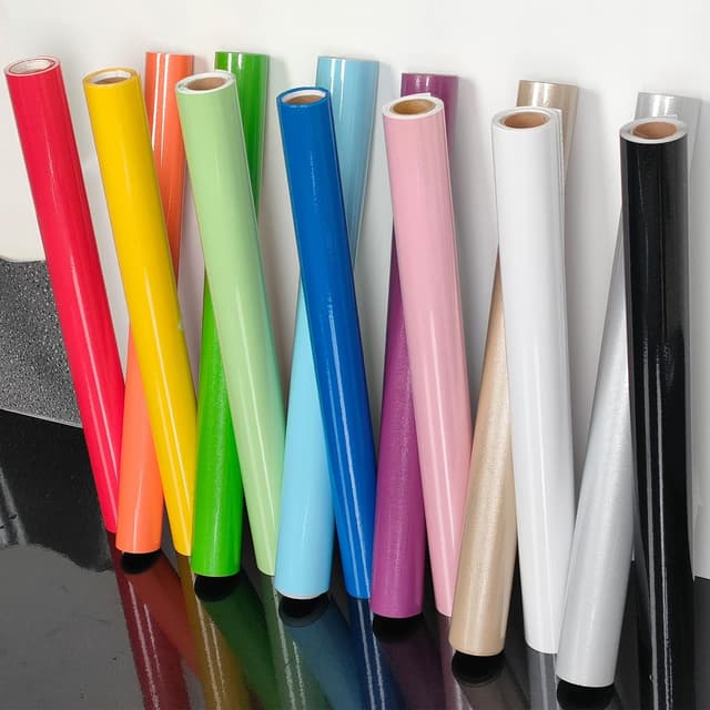 Thumbnail 6 de Hode Klebefolie Dunkelgrün mit Glitzer, 40 cm x 3 m – selbstklebender Hochglanz-Oberflächenschutz für Möbel & Küche