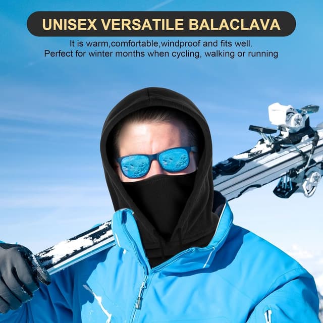 Detalle 2 de FEIKELUN ski mask snood thermal balaclava