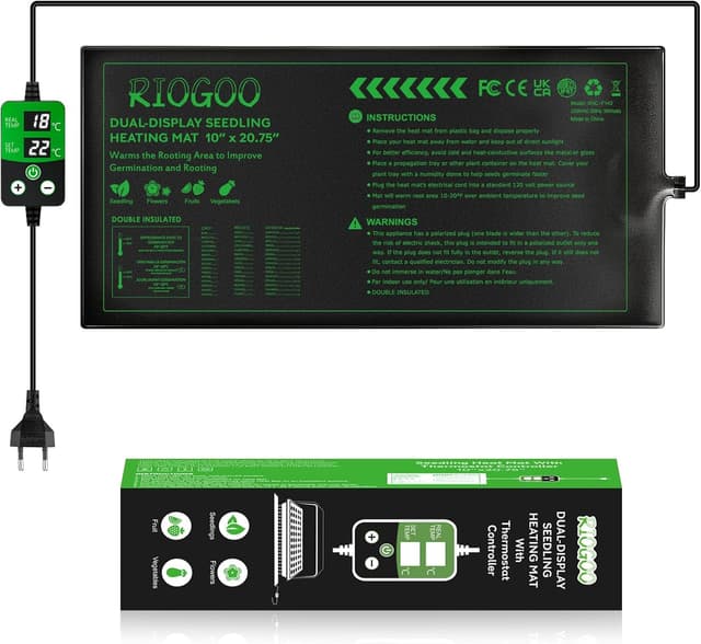 Imagen de RIOGOO Tappetino Termico per piantine 10"x20,75 en OfertitasTOP