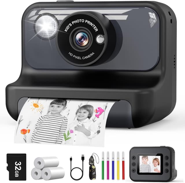 Detalle de Hangrui appareil photo instantané enfant 2.4 pouces