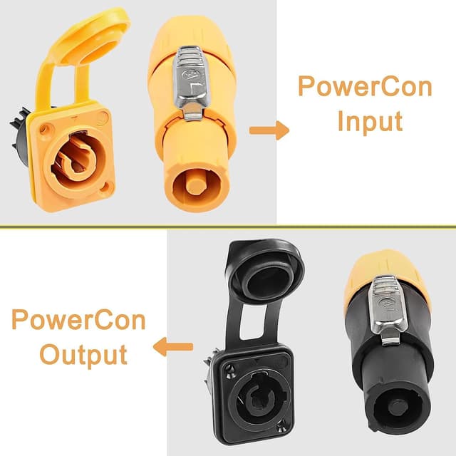 Thumbnail 4 de XMSJSIY Powercon 3‑pin 20A 250V speaker connector