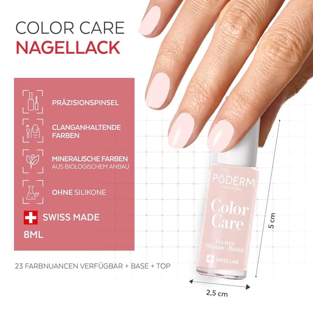 Thumbnail 4 de PODERM Teebaum Nagellack Color Care 8 ml