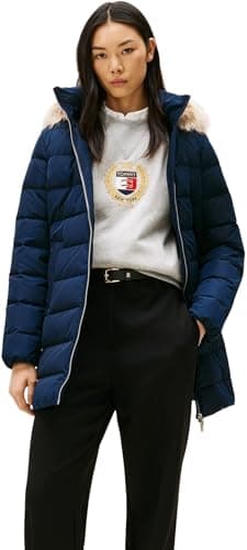 Detalle de Tommy Hilfiger Down Slim abrigo de plumas L