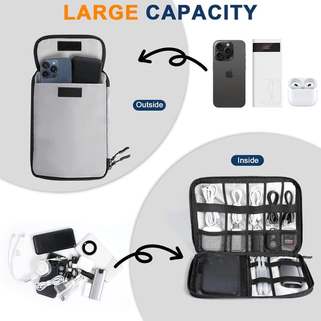 Thumbnail 1 de Cozary Organizzatore di Cavi 26x19x3 cm