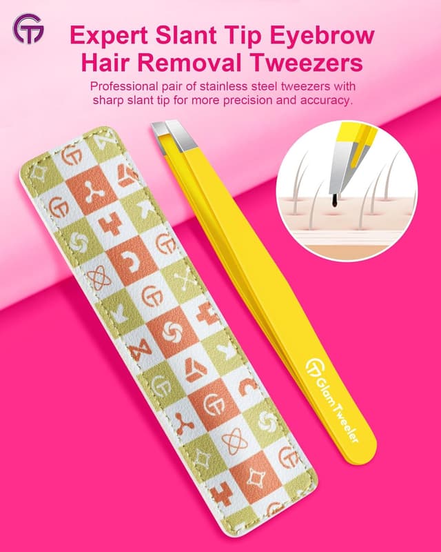 Detalle 2 de GlamTweeler Expert Eyebrow Tweezers