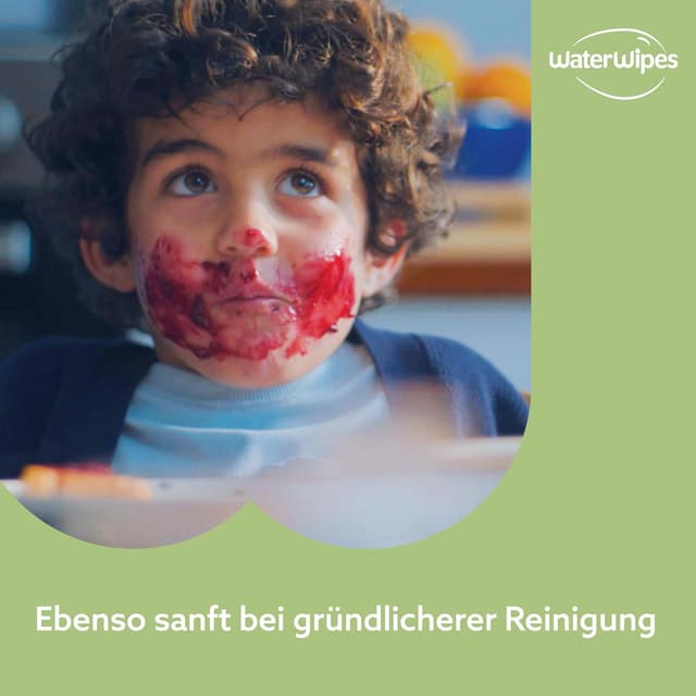 Detalle de WaterWipes Sensitive+ Baby- und Kleinkind-Feuchttücher 3-in-1, parfümfrei – 12er Pack (720 Stück)