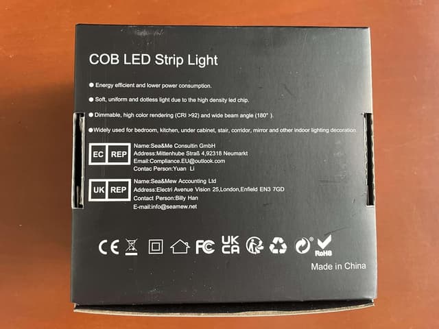 Thumbnail 1 de BERIXDEEP COB LED Streifen 24V 2700K 3m