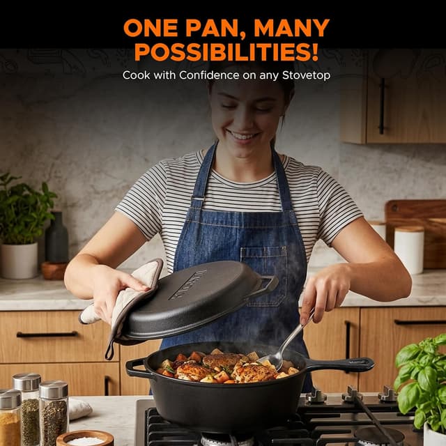 Thumbnail 5 de KICHLY Voorgezouten Olanda Oven Vuurpot 3,2L