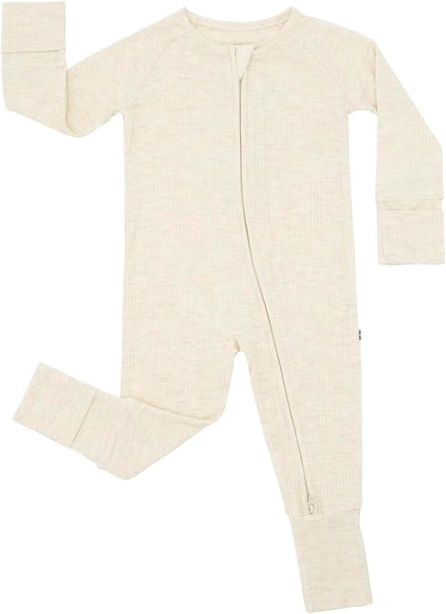 Detalle de Little Sleepies 2-Way Zipper Baby Pajamas
