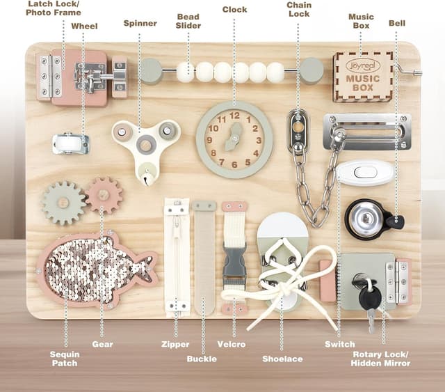 Detalle 2 de Joyreal Joyreal Grande Busy Board Montessori 16