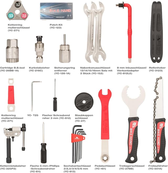 Detalle 2 de Bike Hand Set attrezzi bici 18