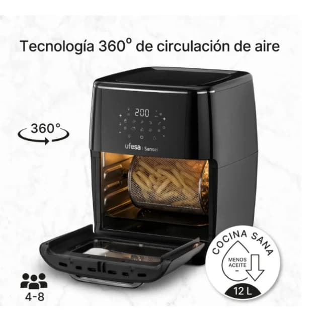 Thumbnail 2 de Ufesa Sensei freidora de aire 12 L