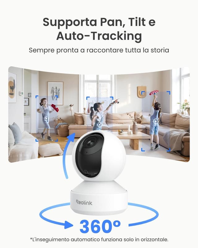Detalle de Reolink E1 Zoom Telecamera WiFi 4K PTZ