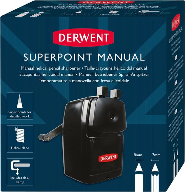 Detalle 2 de Derwent 2302001 Super Point - Sacapuntas de Escritorio ✏