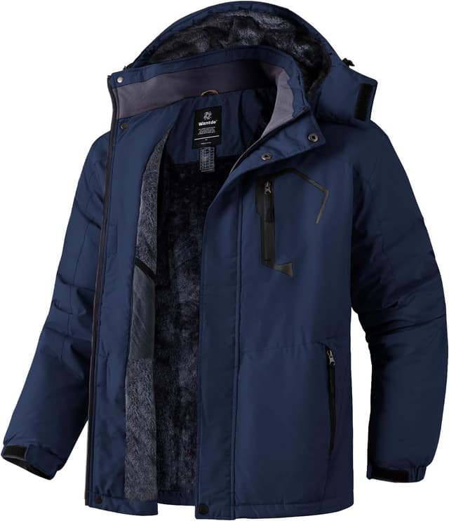 Detalle 2 de Wantdo Giacca da Sci invernale impermeabile uomo