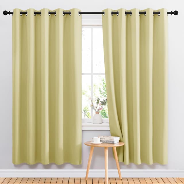 Detalle de NICETOWN Blackout Curtains 70 x 72 in 🪟